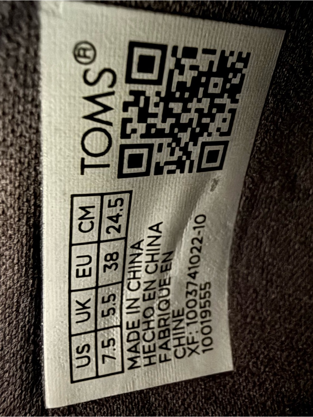 TOMS Charcoal Suede Cutout Wedge Sandals - Picture 2 of 5